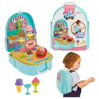 Toi-Toys Eis-Set Rucksack mit Bechern, Kegeln & Zubehör, Spielzeug