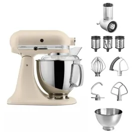 KitchenAid Artisan 5KSM175 Fresh Linen Beginnerset