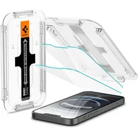 SPIGEN EZ FIT Gehärtetes Glas Durchsichtige Displayschutzfolie Mit Montagerahmen Apple iPhone 13/13 Pro 2-pack