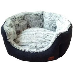 NOBBY Komfort Bett oval CACHO Komfort Bett oval CACHO dunkelgrau 45 x 40 x 19 cm