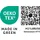 Biederlack Wohndecke 150 x 200 cm Grau/Gelb