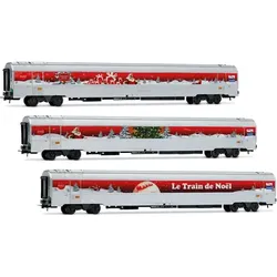 JOUEF HJ4200 H0 3-teiliges Coca-Cola-Weihnachtszugset „Train de Noel“ von 2010, SNCF, Ep. VI