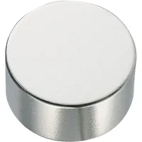TRU Components 505878 Permanent-Magnet Rund (Ø x H) 10 mm x 2 mm N45 1.33 - 1.37 T Grenztemperatur (max.): 80°C