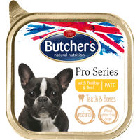 Butcher's Pet Care Butcher's ProSeries Zähne&Knochen Geflügel&Rindfleisch Hundenassfutter