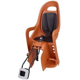 polisport move Groovy 29 Kindersitz Für Fahrrad Hinten - Caramel Brown / Black - Max 22 kg