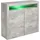 borchardt Möbel Highboard »Santa Fe«, Breite 107 cm grau