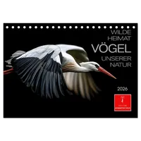 Calvendo Wilde Heimat - Vögel unserer Natur (Tischkalender 2026