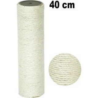 nanook shop Kratzbaum Ersatz Kratzstamm Sisal - 11 cm Ø - 40 cm Länge - Weiß