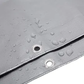 Woltu Abdeckplane grau-schwarz 3x5 m