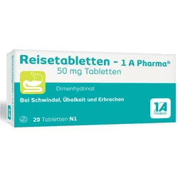 Reisetabletten-1 A Pharma 20 St