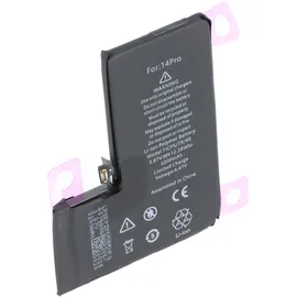 AccuCell Akku passend für Apple iPhone 14 Pro, Li-Polymer, 3,87V, 3200mAh, 12,38Wh, ohne Werkzeug