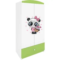 Raumhirsch furniture Kinderkleiderschrank Grün, 90x175x52 cm, Kinder- & Jugendzimmer,