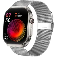 SMARTY 2.0 Herren-Armbanduhr, digital, automatisch, mit Metallarmband SW090F, silber,