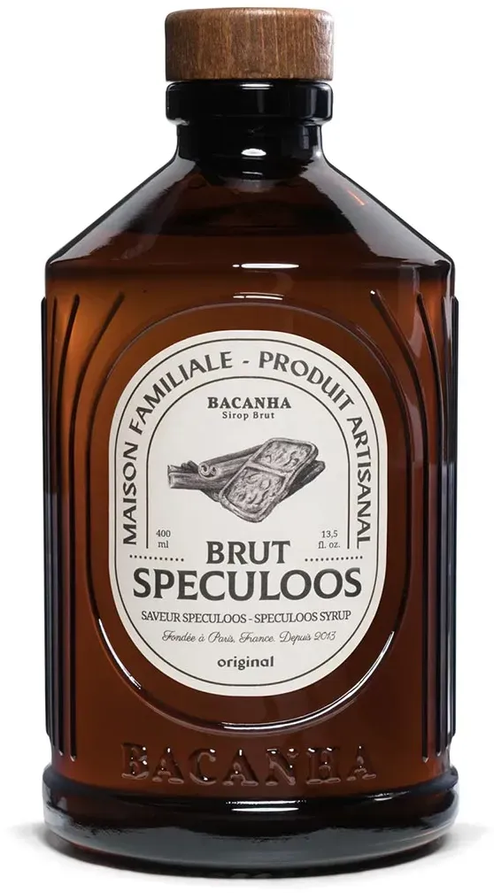 Bacanha Sirop Brut de Spéculoos 400ml – Spekulatius-Sirup aus Frankreich