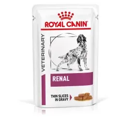 Royal Canin Veterinary Renal Hunde-Nassfutter (Beutel) 2 Kartons (24 x 100 g)