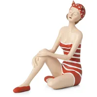 Moritz Deko Figur Badenixe mit Badeanzug Shabby Chic Stil
