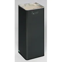 Proregal Robuster Ascher mit herausnehmbarem Sandsieb für Eingangsbereiche HxBxT 66,5 x 26 x 26 cm Verzinkter Stahl Grau