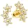 aniston jewelry & watches Ohrstecker Silberohrstecker gelbgoldfarben vergoldet mit Zirkonia 925 2013796