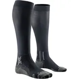 X-Socks Run Perform Kniestrümpfe Schwarz/Charcoal 42-44