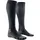 X-Socks Run Perform Kniestrümpfe Schwarz/Charcoal 42-44