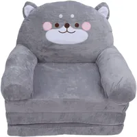 MOTUZP Plüsch Faltbares Kindersofa, Kinderstuhl Kindersofa, Sofa Kinder Kinder Couch Rückenlehne Sessel Bett Niedliches Cartoon Weiches Kinder (3 Schichten)
