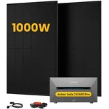 Anker SOLIX Solarbank 2 E1600 Pro All-in-One Speicher für Balkonkraftwerk, mit 2 x 500W Bifaziale Solarmodule,by Powerness - 1600Wh / ohne Zubehör / Selbstabholung