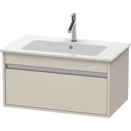 Duravit Waschtischunterschrank 1 Auszug 80 x 41 x 47,5 cm Taupe Matt