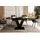 altdecor Esstisch 80 x 75 x 120 cm schwarz