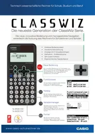 Preisvergleich Produktbild Schulrechner wissenschaftlich schwarz CASIO FX-85DECW