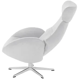 Sofa.de Fernsehsessel Globe Mikrofaser 79 x 111 x 84 cm Grau drehbar