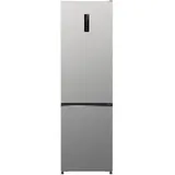 Wolkenstein WKG405ANFIX Stand Kühl-Gefrierkombination, 59,5 cm breit, 405 L, NoFrost, LED-Beleuchtung, Edelstahloptik