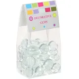 Glorex  Muggelsteine transparent Glasnuggets Ø 20,0 mm 200,0 g 1 Pack
