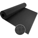 etm pvc-bodenbelag diamond cut schwarz 120 X 400 cm