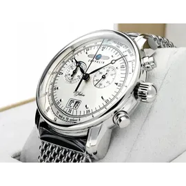Zeppelin 100 Jahre Chronograph Edelstahl 44 mm 7680MB-1