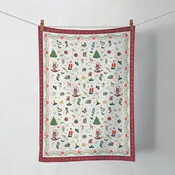AMBIENTE Weihn.Geschirrtuch 50x70cm Ornamente 37814765