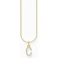 Thomas Sabo Buchstabenkette C Gold/Silber