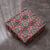 Lukery Quadratische Bodenkissen Matratzenkissen Sitzkissen Mit Griff Stuhlkissen Gepolstertes Matratzenkissen Sitzblock Für Büro Sessel Meditation Balkon Tatami Bodenkissen (40x40x9cm,modisches Puder)