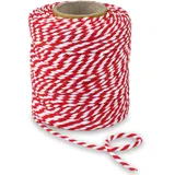 PATTBERG PRÄSENT Kordel Twist, rot/weiss