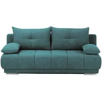 bobb Schlafsofa Isalie ¦ türkis/petrol ¦ Maße (cm): B: 206 H: 92 T: 105.0