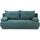 bobb Schlafsofa Isalie ¦ türkis/petrol ¦ Maße (cm): B: 206 H: 92 T: 105.0