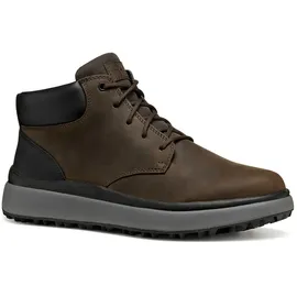GEOX Herren U GRANITO + Grip Ankle Boot, Coffee/Black, 43