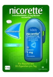 Nicorette freshmint 2 mg Lutschtabletten gepresst Nahrungsergänzung