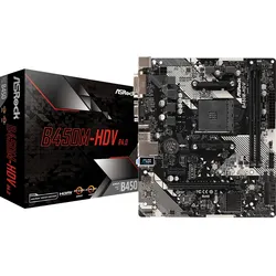 ASRock B450M-HDV R4.0 Mainboard Sockel AM4