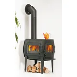 Kaminofen Globe-fire Charon II raumluftunabhängig Guss schwarz 7kW
