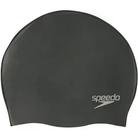Speedo Plain Moulded Silicone Badekappe schwarz Einheitsgröße