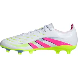 adidas Predator League FG/MG Herren Cloud White/Lucid Pink/Lucid Lemon 45 1/3