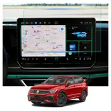 Ruiya Neu 2024 Tiguan 15" Navigation Schutzfolie Navigation Displayschutzfolie Hartglas Tiguan 2024 2025 Schutzfolie GPS Touchscreen Gehärtetem Glas Schutzfolie Kompatibel mit VW Tiguan 2024 2025