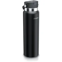 Arendo Isolierflasche schwarz 1 l