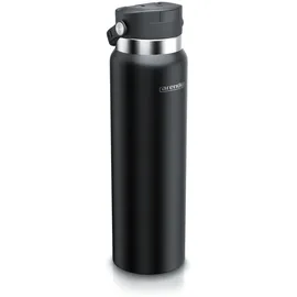 Arendo Isolierflasche schwarz 1 l