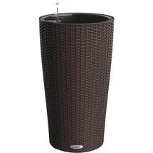 LECHUZA Cilindro Cottage Komplettset Ø 23 x 41 cm mokka